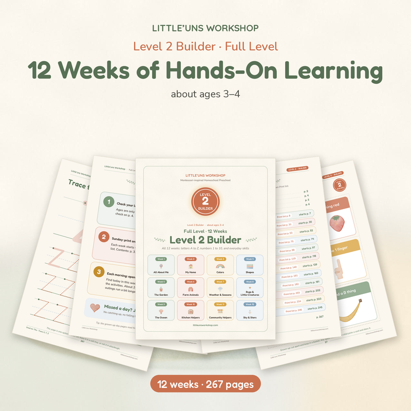 Level 2 Builder printable pages